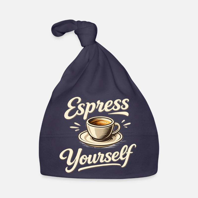 Espress Yourself - Idée de tasse à café en disant le café Bonnet bio Bébé