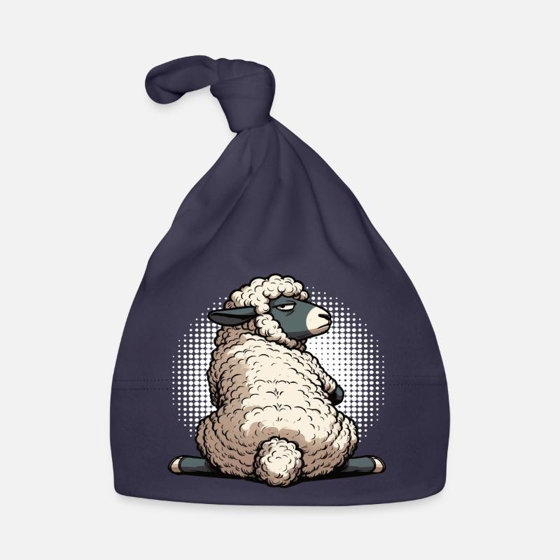 Schaf Schafe Schäfer Schafhalter Schafbock Baby Bio-Mütze