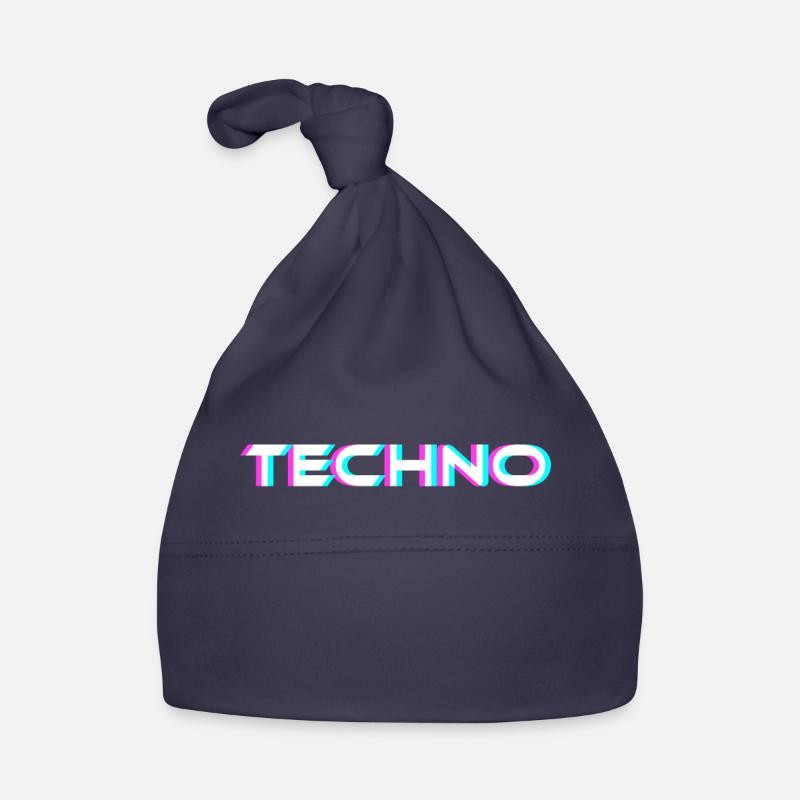 Musique électro techno EDM Hardstyle Bonnet bio Bébé