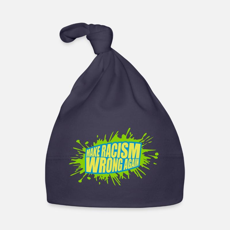 make racism wrong again Baby Bio-Mütze