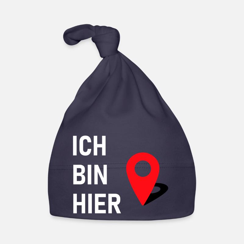 Ich bin hier 📍 Baby Bio-Mütze