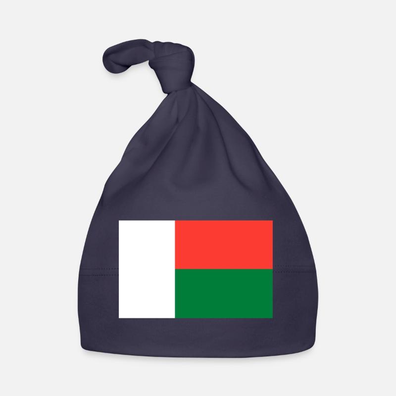 Drapeau de Madagascar Bonnet bio Bébé
