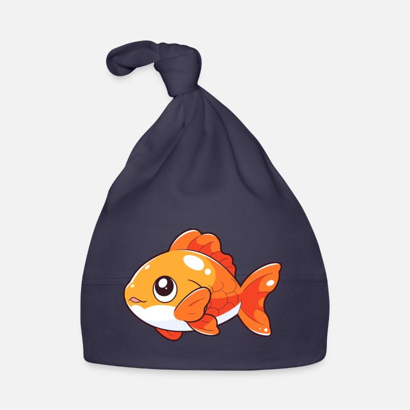 cute fish Organic Baby Cap