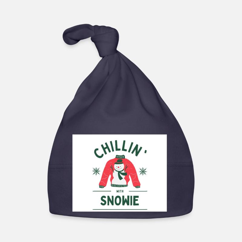 Snowie - Bonnet bio Bébé - marine