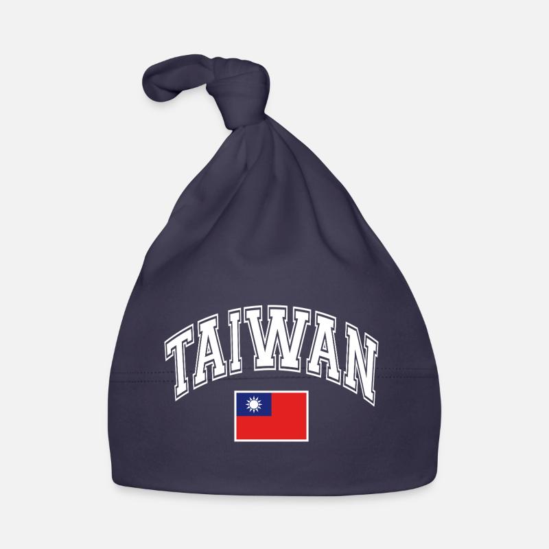 Drapeau de Taïwan Bonnet bio Bébé