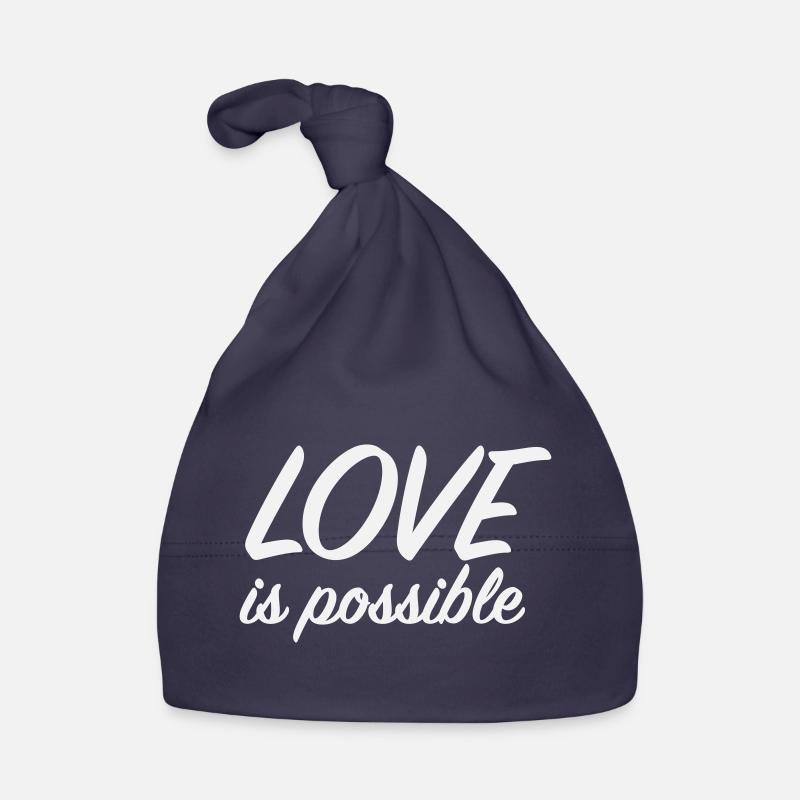 L’amour est possible - Scénario romantique minimaliste Bonnet bio Bébé