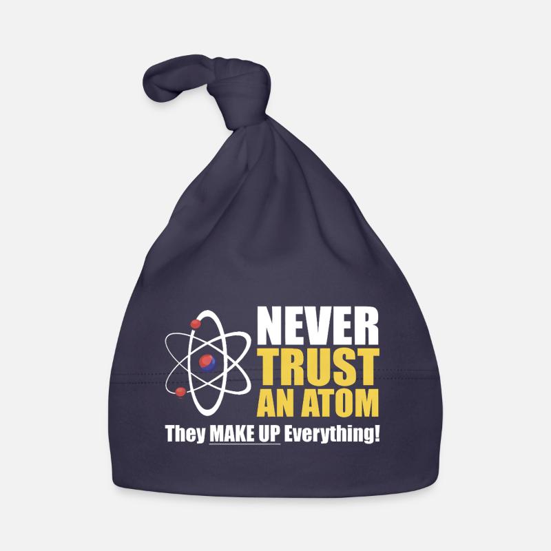 Never Trust an Atom  Organic Baby Cap