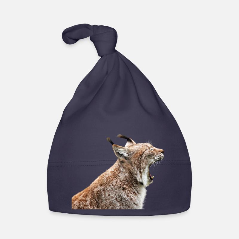 linx luchs cat cat Organic Baby Cap