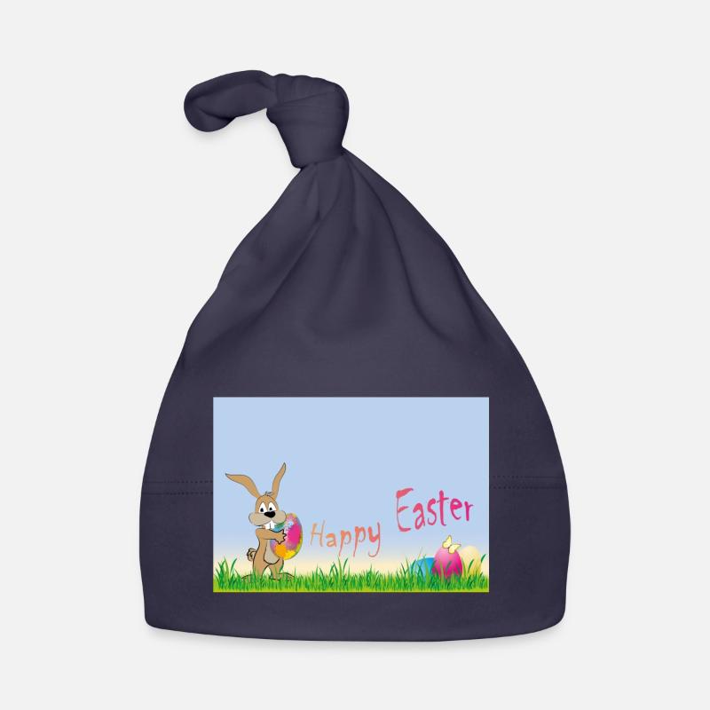 Happy easter Organic Baby Cap