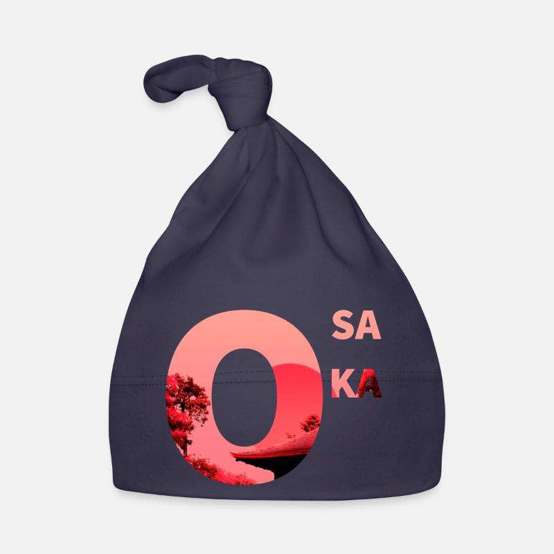 Osaka - Bonnet bio Bébé - marine