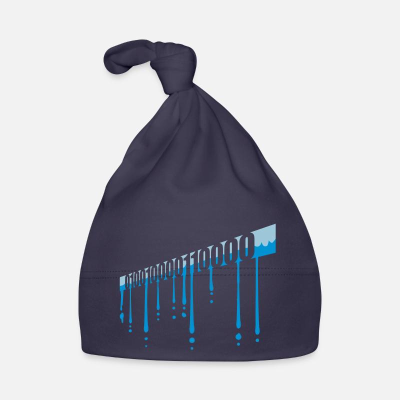 Binary Code Program Language Organic Baby Cap