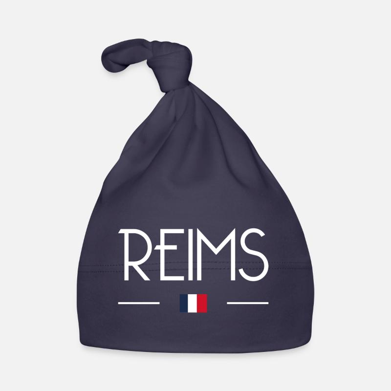 Reims - Bonnet bio Bébé - marine