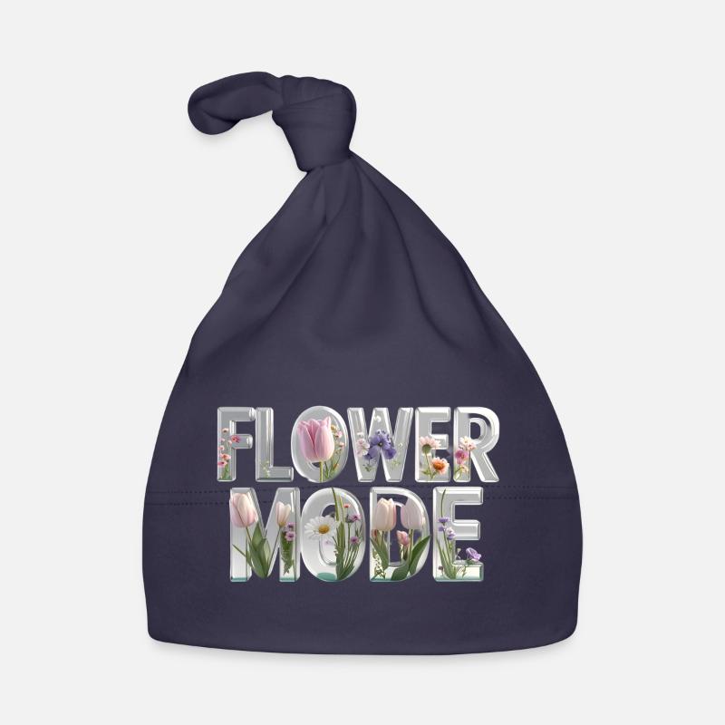 MODE FLEUR – Des lettres 3D pleines de fleurs Bonnet bio Bébé