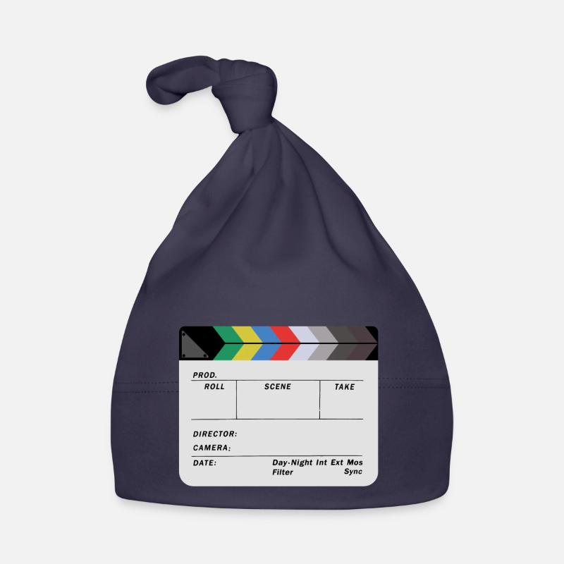 Clapperboard design blank Organic Baby Cap