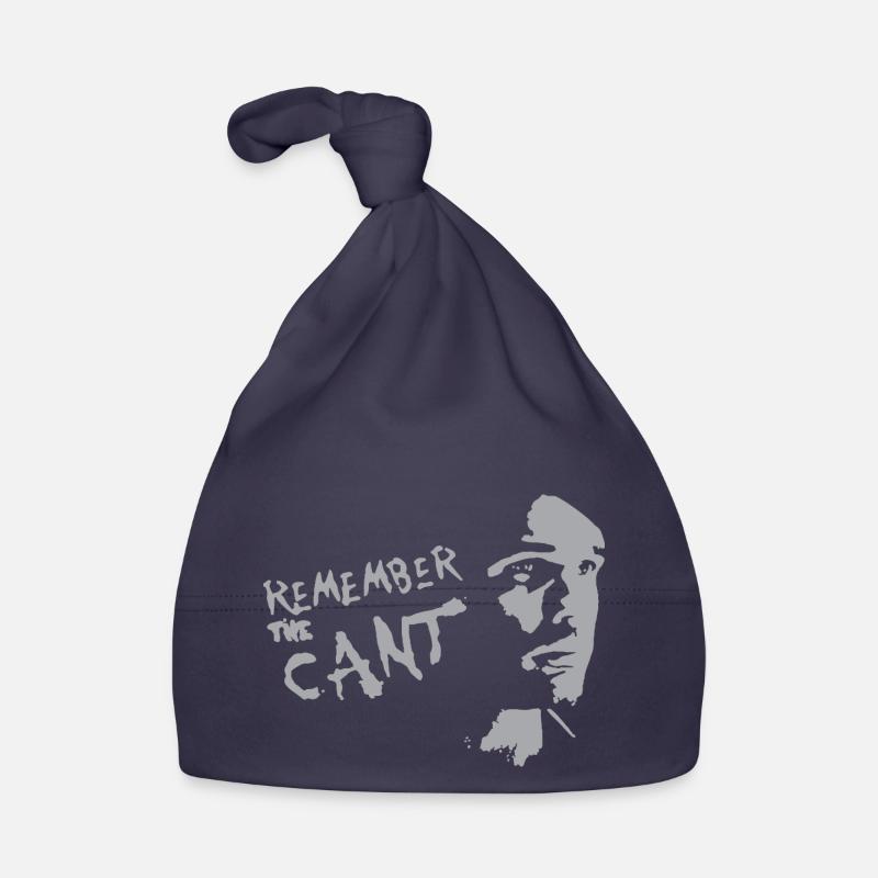 remember the cant - Organic Baby Cap - navy