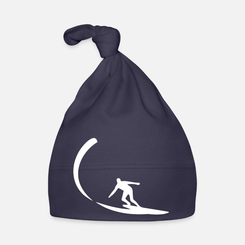 Surfing Surfboard Surfer Geschenksidee Baby Bio-Mütze