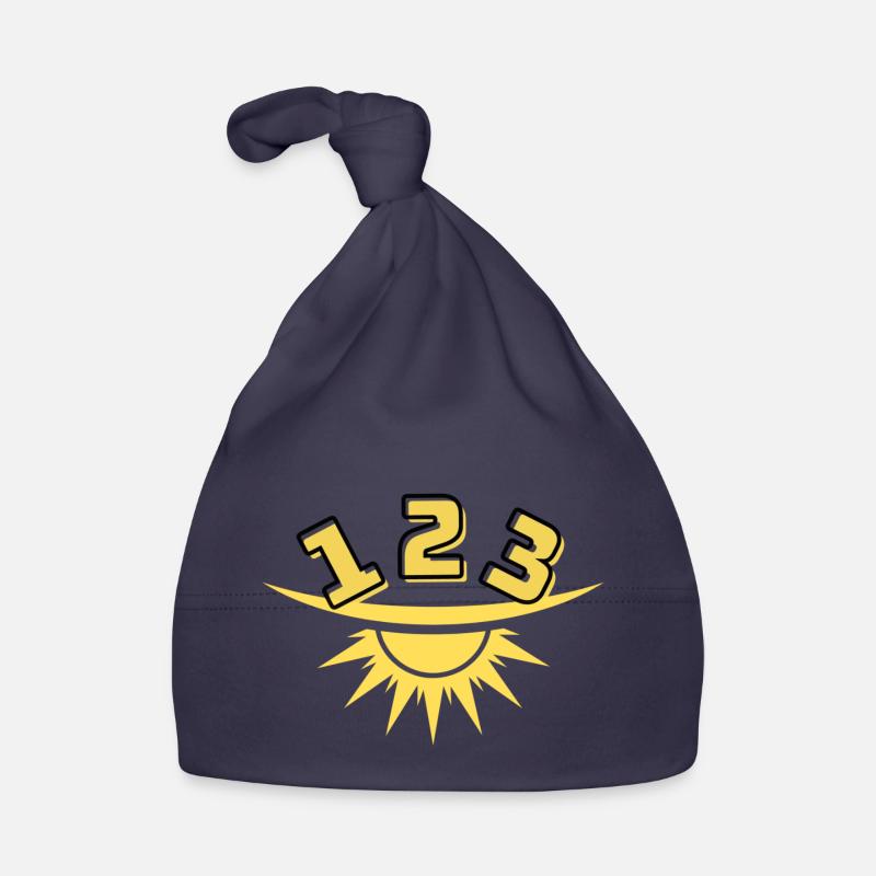 1 2 3 Sonne Baby Bio-Mütze