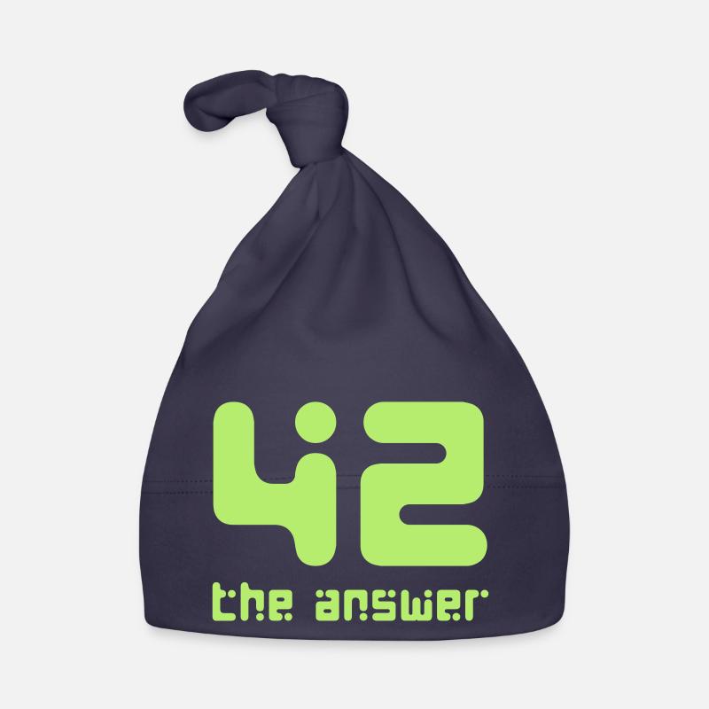 42, the Answer Galaxy Science Fiction UFO Rocket Organic Baby Cap