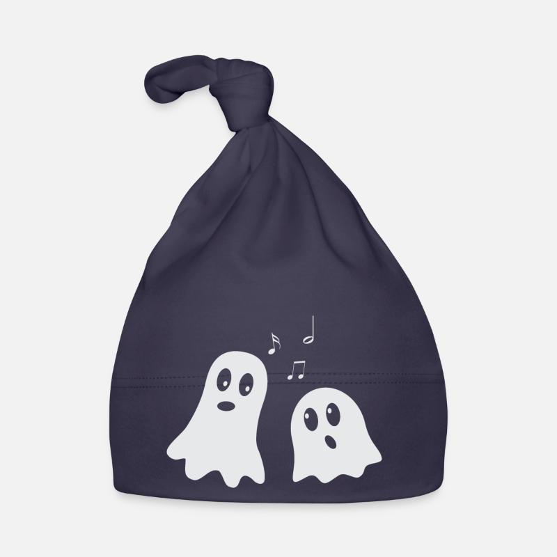 d’Halloween - Bonnet bio Bébé - marine