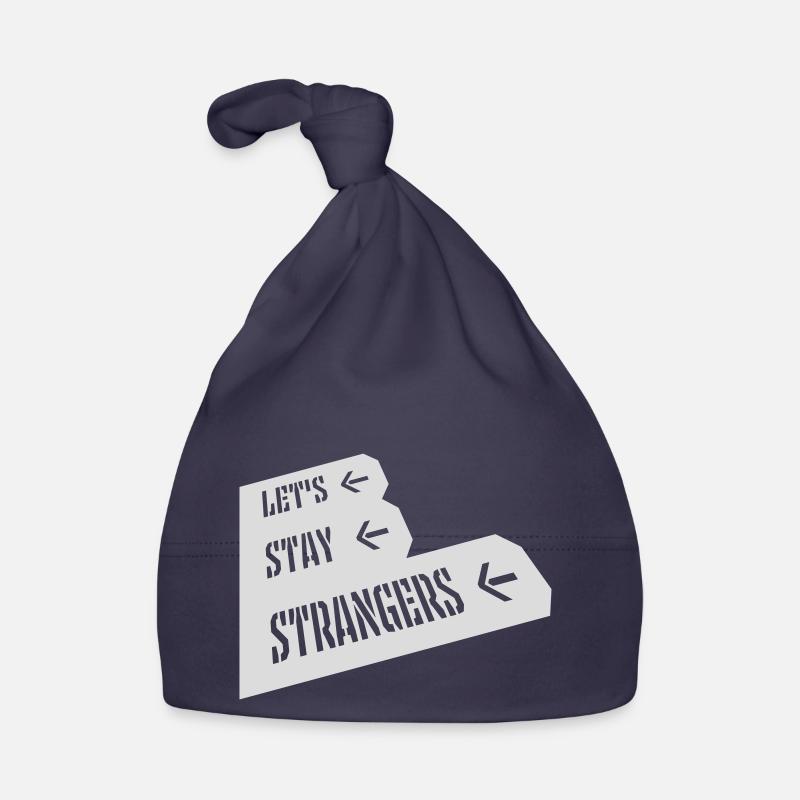 Citation Restons Strangers Bonnet bio Bébé