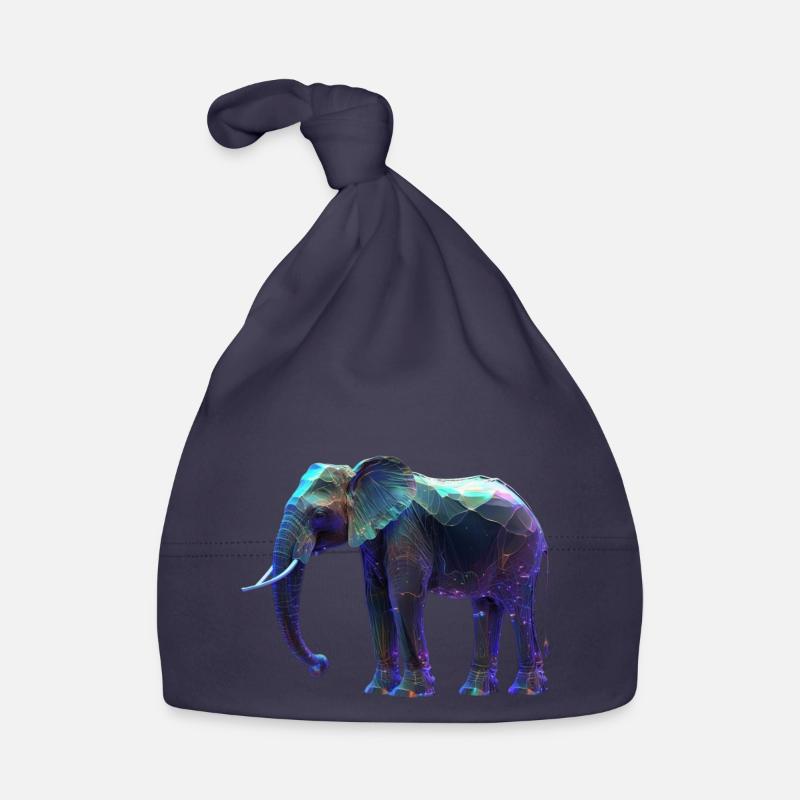 Elephant iriscent I Organic Baby Cap