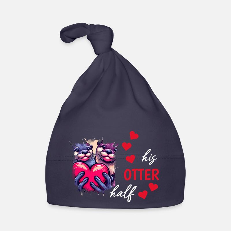 Otter half liebe geschenk Baby Bio-Mütze