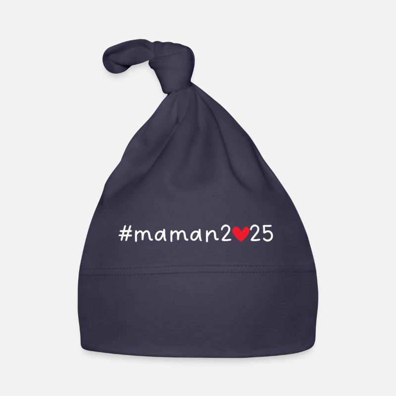 Maman 2025 Bonnet bio Bébé