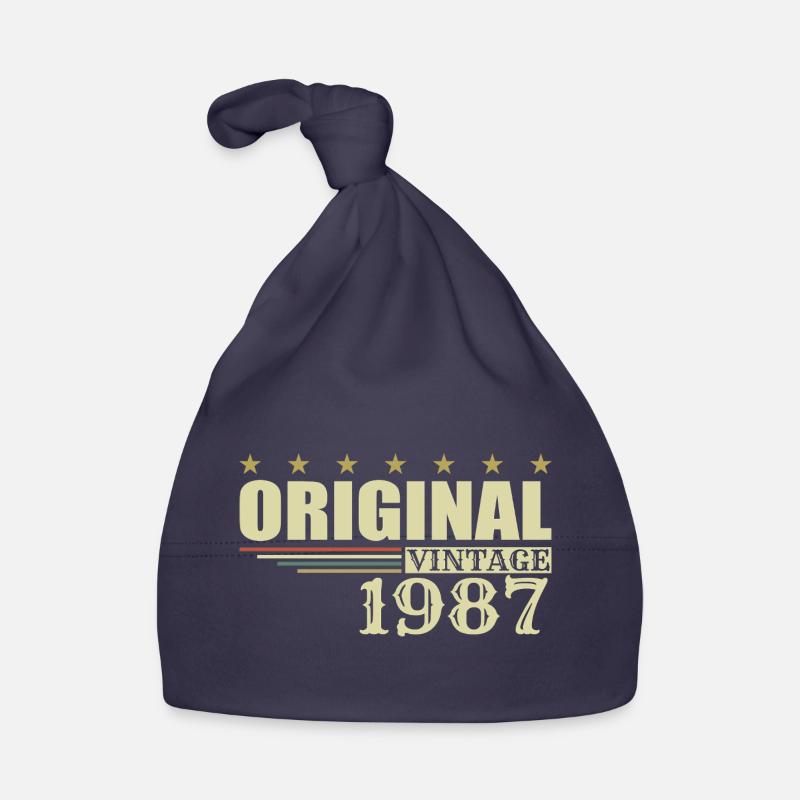 1987 birthday 1987 Organic Baby Cap
