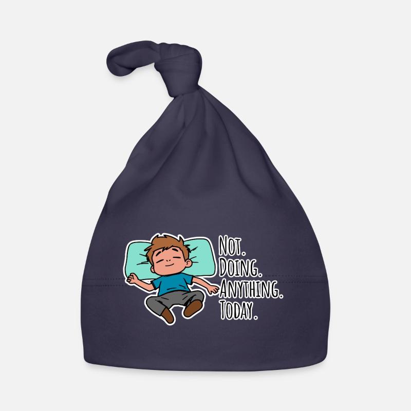 Today I don't do anything, absolutely nothing! Organic Baby Cap