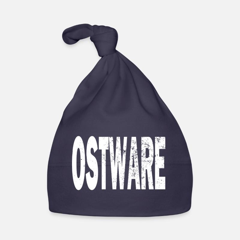 T-shirt à capuche Ostalgie Ostware Ostalgie Fun Fun Bonnet bio Bébé