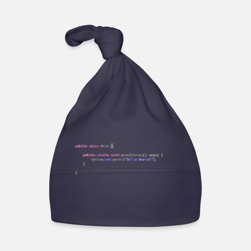 Java Bonjour tout le monde! idée cadeau Bonnet bio Bébé