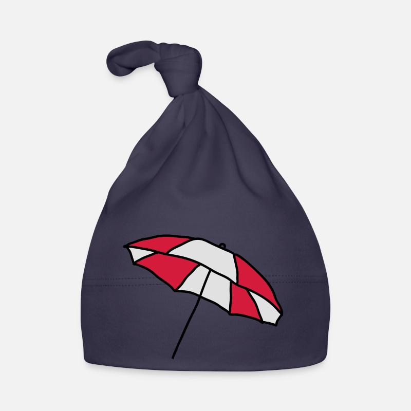 Sonnenschirm - Baby Bio-Mütze - Navy