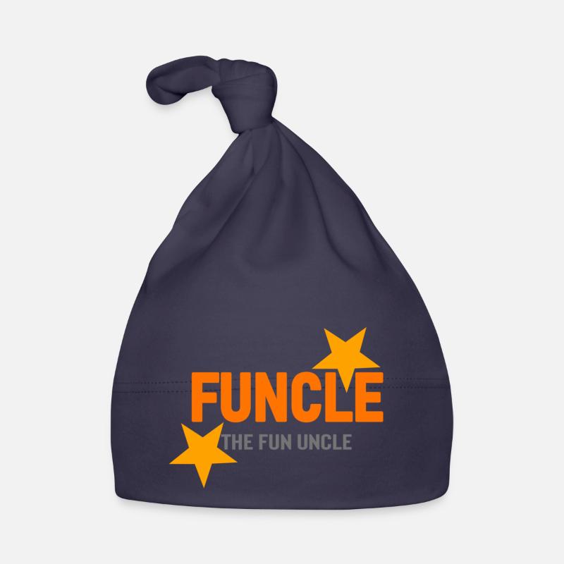 funcle l’oncle amusant - Bonnet bio Bébé - marine