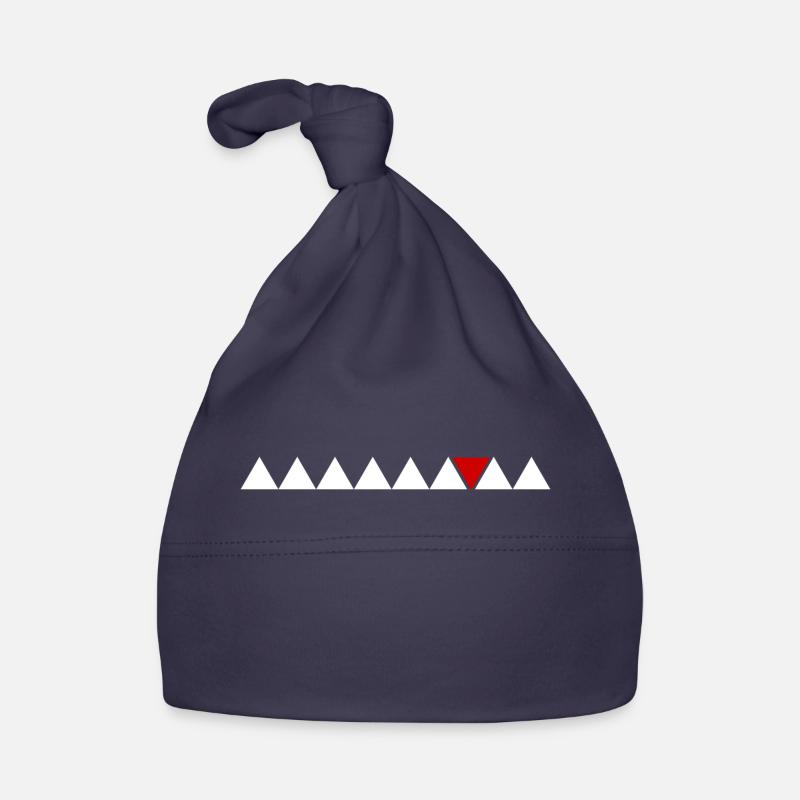 different triangles Organic Baby Cap