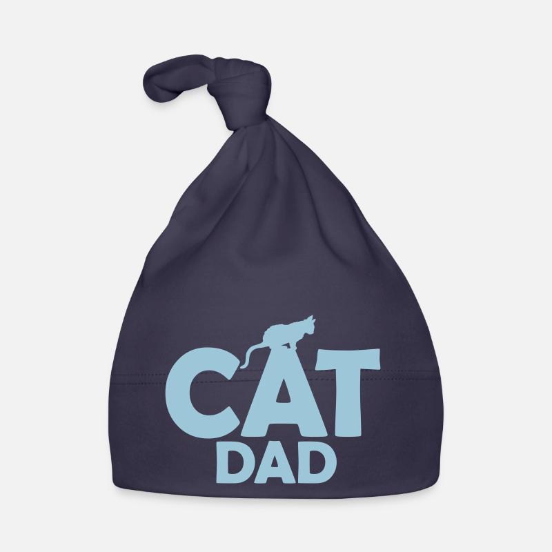 Conception du logo Cat Dad Bonnet bio Bébé