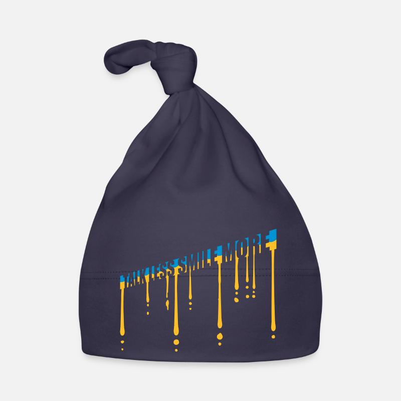 talk less smile more Organic Baby Cap