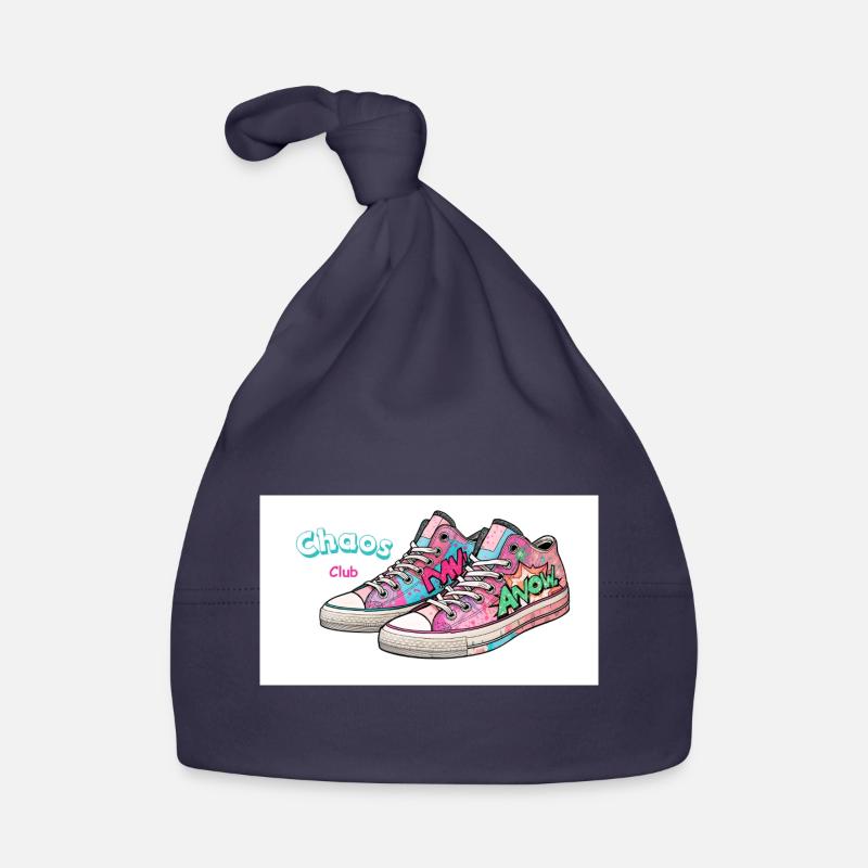 Bunte Sneakers mit Comic-Design Baby Bio-Mütze