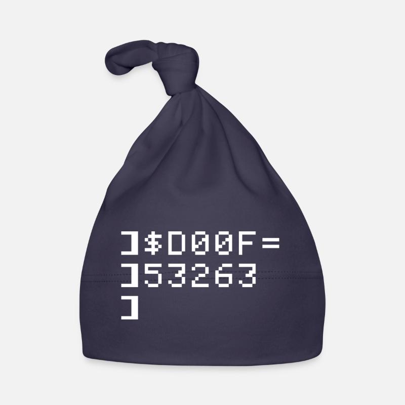 DOOF Code 8 bits Nerd Terminal Pixel Retro Bonnet bio Bébé