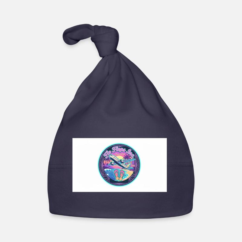 Ailes et Plage Neon Retro Bonnet bio Bébé