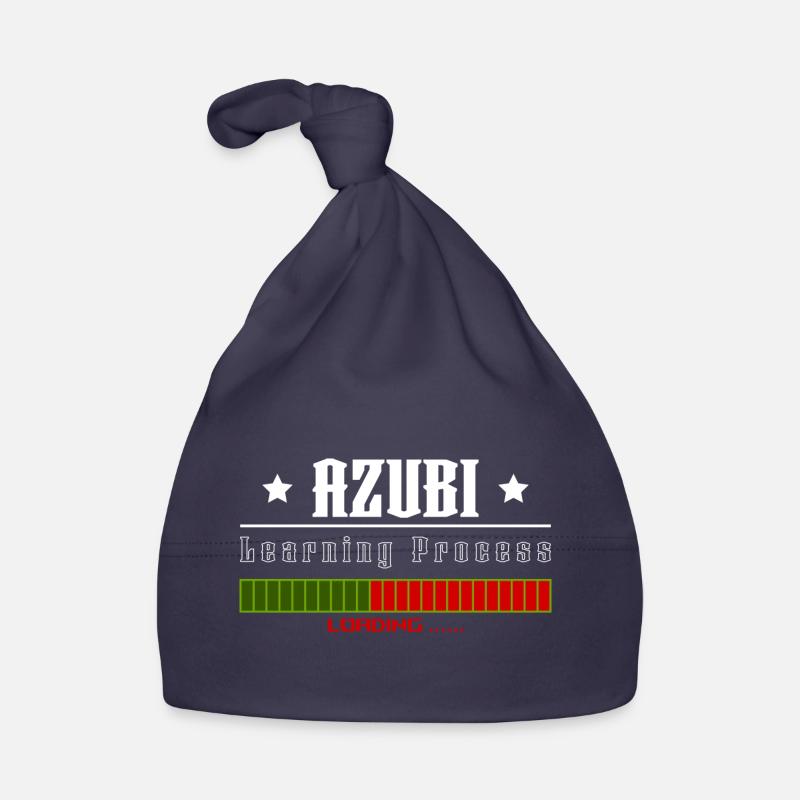 AZUBI learning process loading tshirt Baby Bio-Mütze