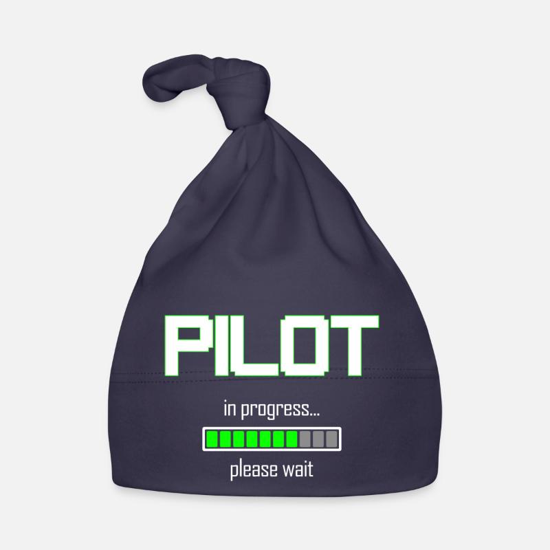 Pilot In Progress Please Wait - Pilot Gift Organic Baby Cap