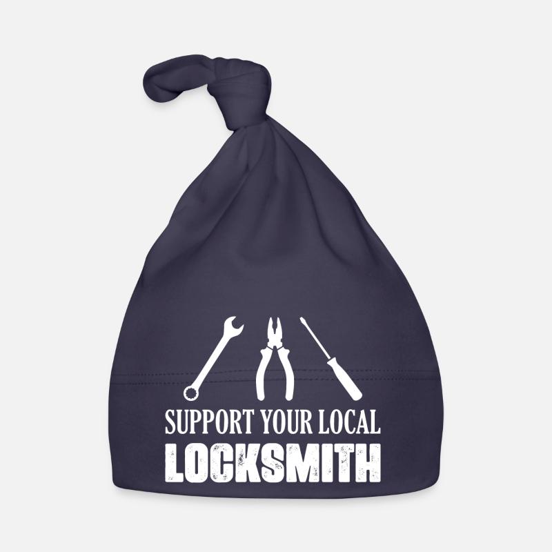 Support Your Local Locksmith Pick Locks Lockpicker Organic Baby Cap