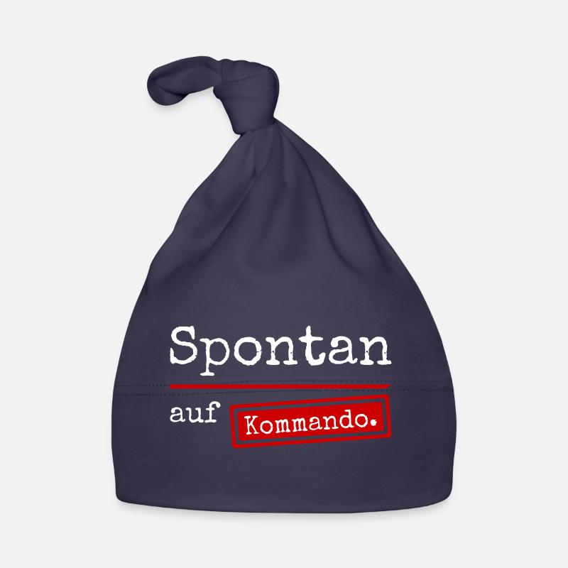 Spontan auf Kommando – Stempel Baby Bio-Mütze