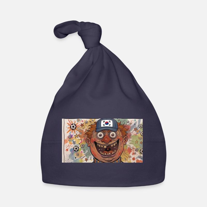 Toucher de couleur du Clown Kicker de Corée du Sud Bonnet bio Bébé