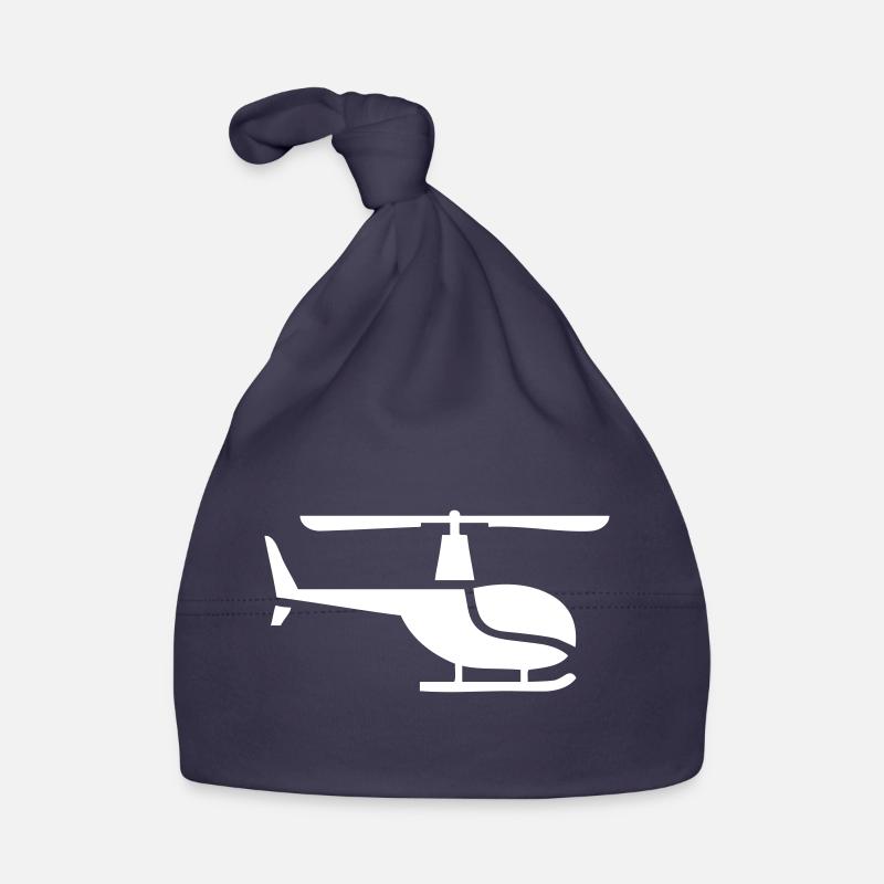 Hélicoptère sur le côté Bonnet bio Bébé