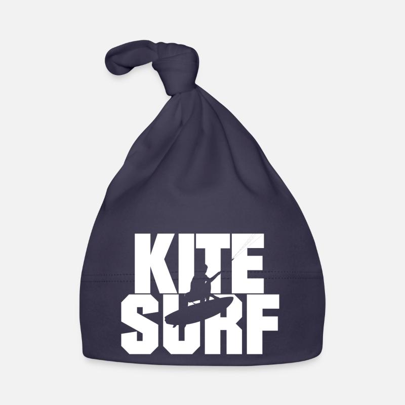 Kitesurf - Bonnet bio Bébé - marine