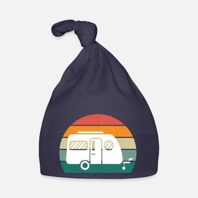 Retro caravan Organic Baby Cap