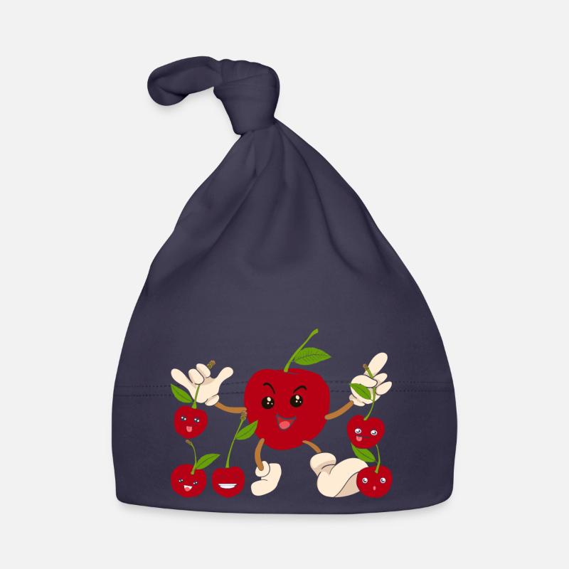 Frucht Kirschen Sommer Obst Geschenk Kirsch Baby Bio-Mütze