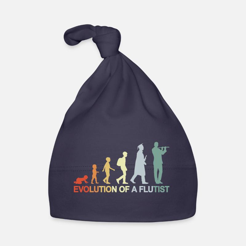 Vintage Flöte Evolution Baby Bio-Mütze