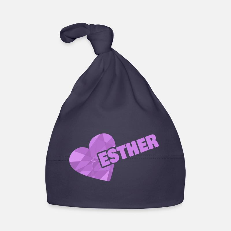 Esther als Kroenchen Baby Bio-Mütze
